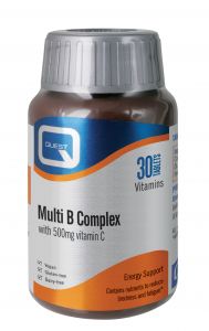 Quest Multi B Complex - B Vitamins + Vitamin C - 30 Tablets
