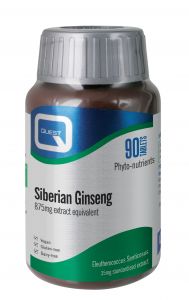 Quest Siberian Ginseng - Concentration Aid - 35mg - 90 Tablets
