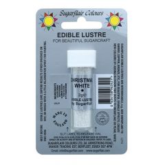 Sugarflair | Edible Lustre 2g - Christmas White