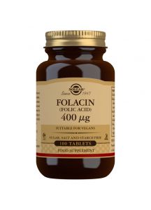 Solgar Folacin (Folic Acid) 400 µg - 100 Tablets
