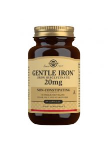 Solgar Gentle Iron (Iron Bisglycinate) 20 mg - 90 Vegicaps