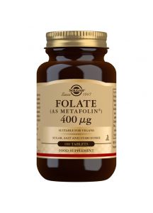 Solgar Folate (as Metafolin) 400 µg - 100 Tablets