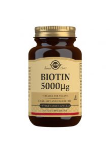 Solgar Biotin 5000 µg - 50 Vegicaps