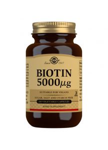 Solgar Biotin 5000 µg - 100 Vegicaps