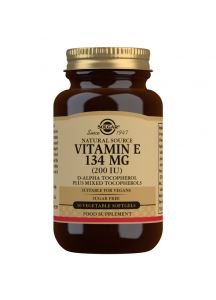 Solgar Natural Source Vitamin E 134 mg (200 IU) Vegetable - 50 Softgels