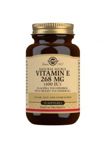 Solgar Natural Source Vitamin E 268 mg (400 IU) - 50 Softgels