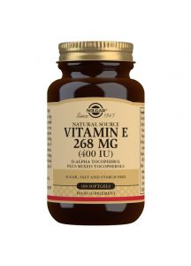 Solgar Natural Source Vitamin E 268 mg (400 IU) - 100 Softgels