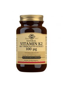 Solgar Natural Vitamin K2 (MK-7) 100 µg  - 50 Vegicaps 