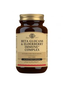 Solgar Beta Glucans & Elderberry Immune Complex - 60 Vegicaps