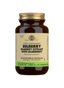 Solgar Bilberry Berry Extract with Blueberry - 60 Vegicaps