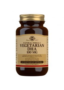 Solgar Natural Omega-3 Vegetarian DHA 100 mg - 30 Softgels