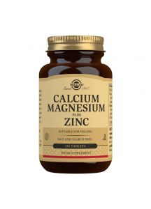 Solgar Calcium Magnesium Plus Zinc - 250 Tablets