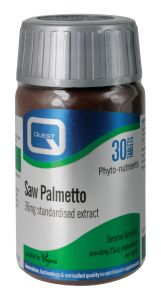 Quest Saw Palmetto 36mg Extract - 30 Vegan Tablets