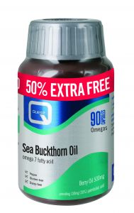 Quest Sea Buckthorn Oil - 50% Extra FREE - 60+30 Capsules