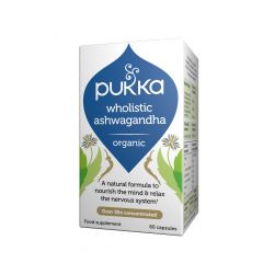 Pukka Herbs Organic Wholistic Ashwagandha - 60 Capsules