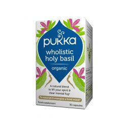 Pukka Herbs Organic Wholistic Holy Basil - 30 Capsules