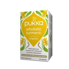 Pukka Herbs Organic Wholistic Turmeric - 30 Capsules