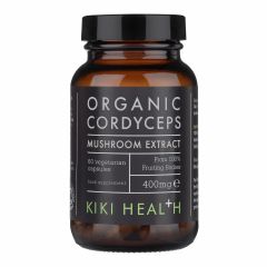 Kiki Health Organic Cordyceps Mushroom Extract 400mg - 60 Vegicaps