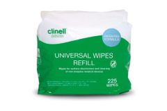 Clinell Universal Bucket - 225 Wipes Refill