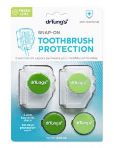 Dr Tung's Adults Snap-on Toothbrush Protection - 2 Pack