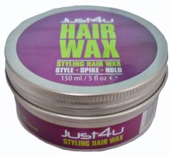 Just4u Hair Wax Styling Hair Wax Gel - Style Spike Hold - 150 ml / 5 fl oz