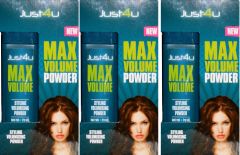 3 x Just4u Max Volume Volumising Powder Hair Styling, Boosts Roots 10gm