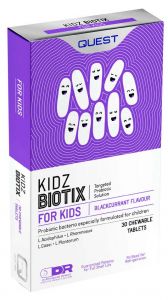 Quest Kidz Biotix - Friendly Bacteria - 30 Chewable Tablets