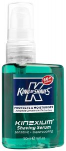 King of Shaves Kinexium Shaving Serum Sensitive, SuperCooling Bottle with Pump 50 ml