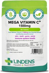 Lindens Mega Vitamin C+ 1500mg - 90 Tablets
