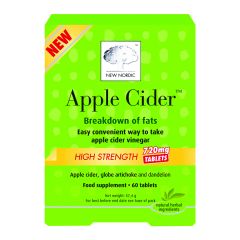 New Nordic Apple Cider High Strength 720mg - 60 Tablets