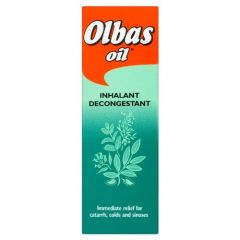 Olbas Oil Inhalant Decongestant - 10ml Clear Relief Blocked Noses