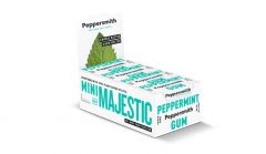 Peppersmith | Peppermint Chewing Gum (Pack of 12 = 120 Pellets) | 100% Xylitol