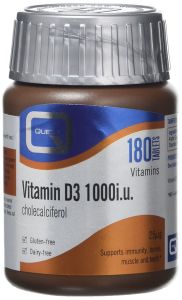 Quest Vitamin D3 1000iu - Immunity & Bone Support - 180 + 60 Tablets