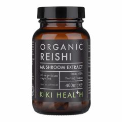 Kiki Health Organic Reishi Mushroom Extract 400mg - 60 Vegicaps