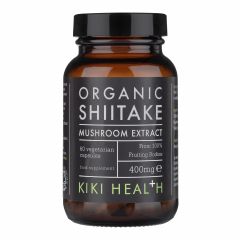 Kiki Health Organic Shiitake Mushroom Extract 400mg - 60 Vegicaps