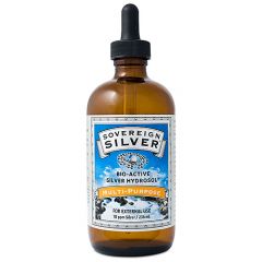 Sovereign Silver Bio-Active Silver Hydrosol Colloidal Silver 10ppm Dropper - 236ml