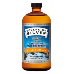 Sovereign Silver Bio-Active Silver Hydrosol Colloidal Silver 10ppm - 946ml