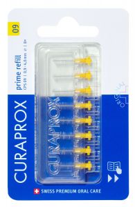 Curaprox Prime Refill Interdental Brushes, Yellow - 8 Count