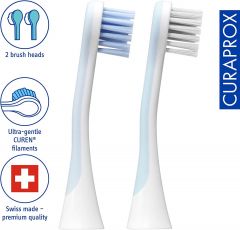 Curaprox Hydrosonic Pro Sensitive Replacement Toothbrush Head - 2 Pieces