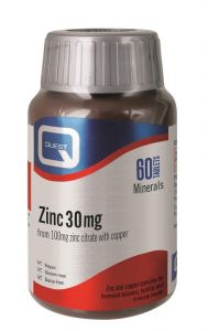 Quest Zinc with Copper 30mg - 60 Tablets