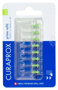 Curaprox Prime Refill Interdental Brushes, Green - 8 Count