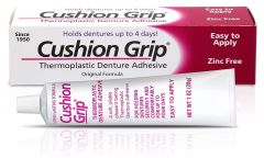 Cushion Grip Thermoplastic Denture Adhesive - 28g