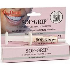 Dr Denti Sof-Grip Soft Denture Fixative & Liner - 3g
