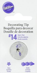 Wilton Decorating Open Star Tip #14 Carded